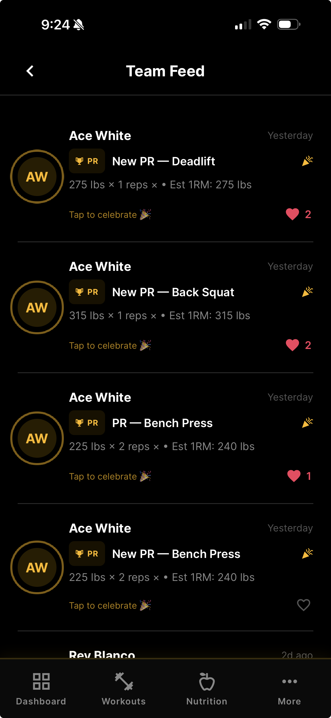 Team Feed